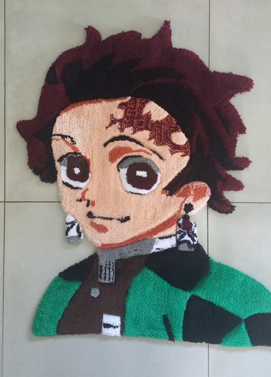 Custom Tanjiro rug